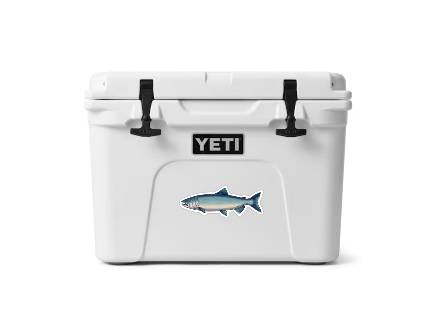 SOCKEYE SALMON DECAL (CHROME)