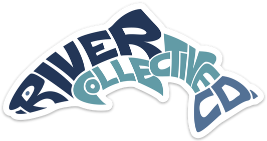 RIVER COLLECTIVE CO. DECAL - BLUE