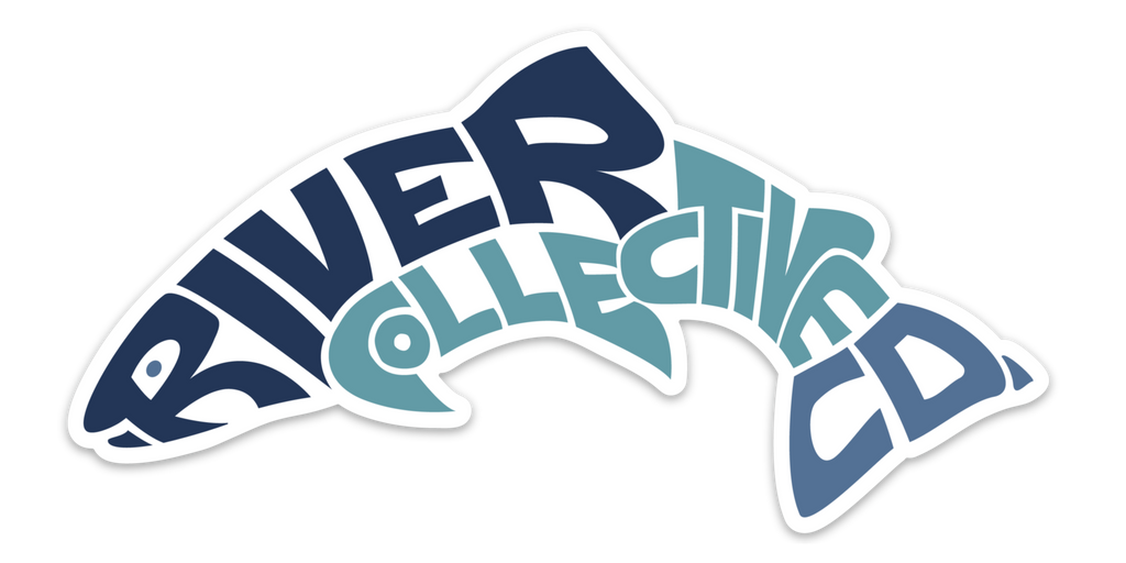 RIVER COLLECTIVE CO. DECAL - BLUE