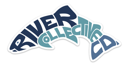 RIVER COLLECTIVE CO. DECAL - BLUE