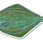 HALIBUT DECAL