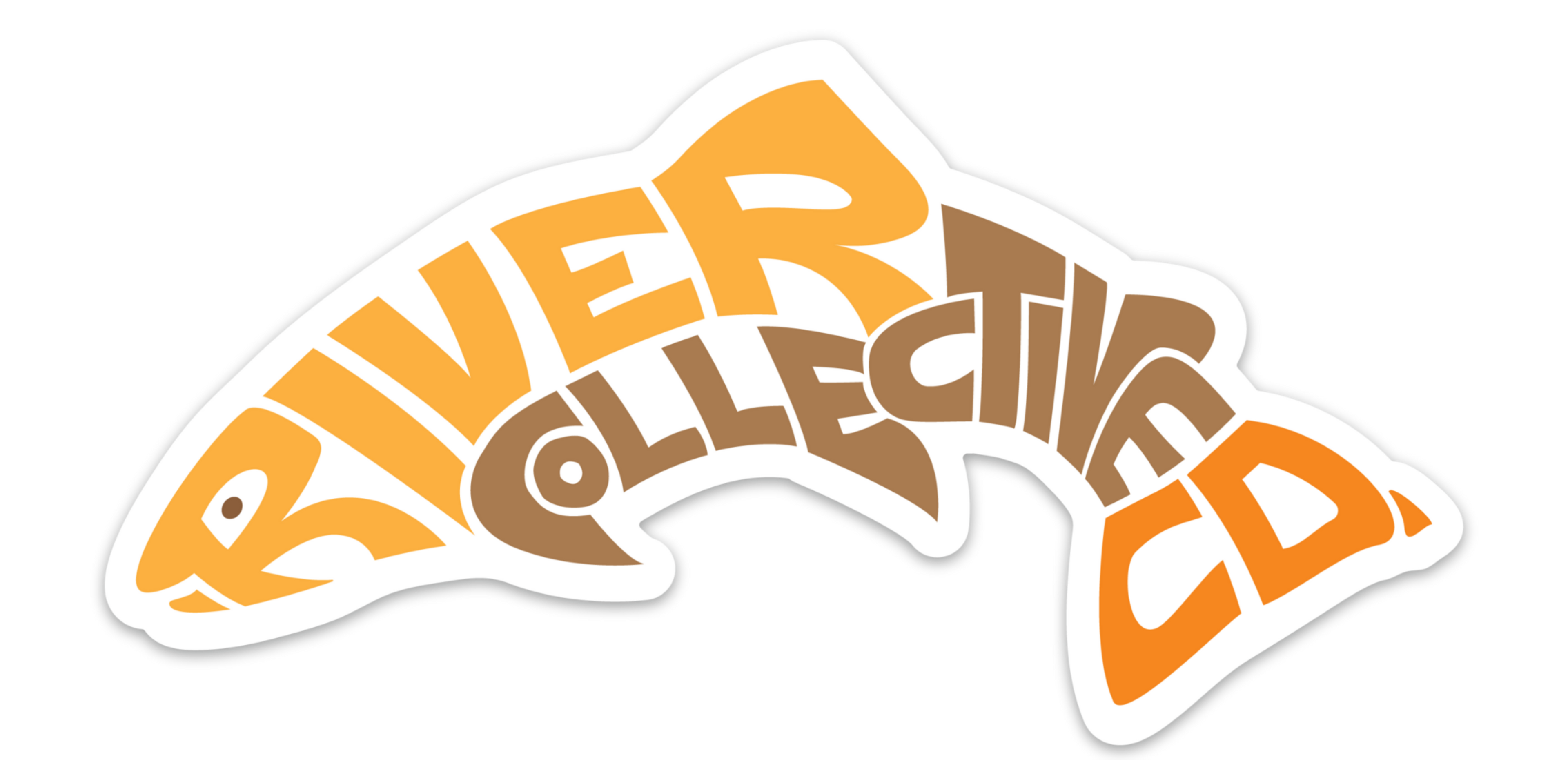 RIVER COLLECTIVE CO. DECAL - BROWN