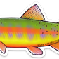 GOLDEN TROUT DECAL