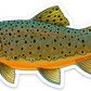 AUTUMN BROWN TROUT DECAL
