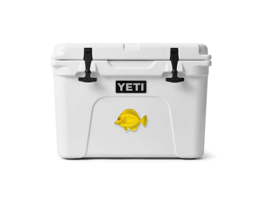 YELLOW TANG DECAL
